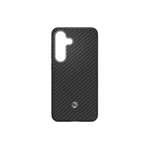 Samsung Enzo Aramid Case - Samsung Galaxy S25 - Black Silver